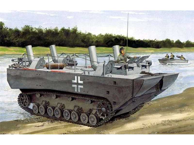 Panzerfahre Gepanzerte Landwasserschlepper Prototype Nr.1 - zdjęcie 1 Panzerfahre Gepanzerte Landwasserschlepper Prototype Nr.1 - zdjęcie 1