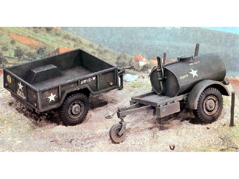 Przyczepki 250 gal.s Tank Trailer - M101 Cargo Trailer - zdjęcie 1