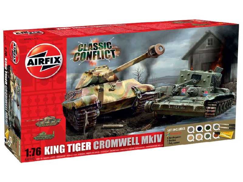King Tiger vs. Cromwell Mk.IV - Zestaw podarunkowy - zdjęcie 1 King Tiger vs. Cromwell Mk.IV - Zestaw podarunkowy - zdjęcie 1