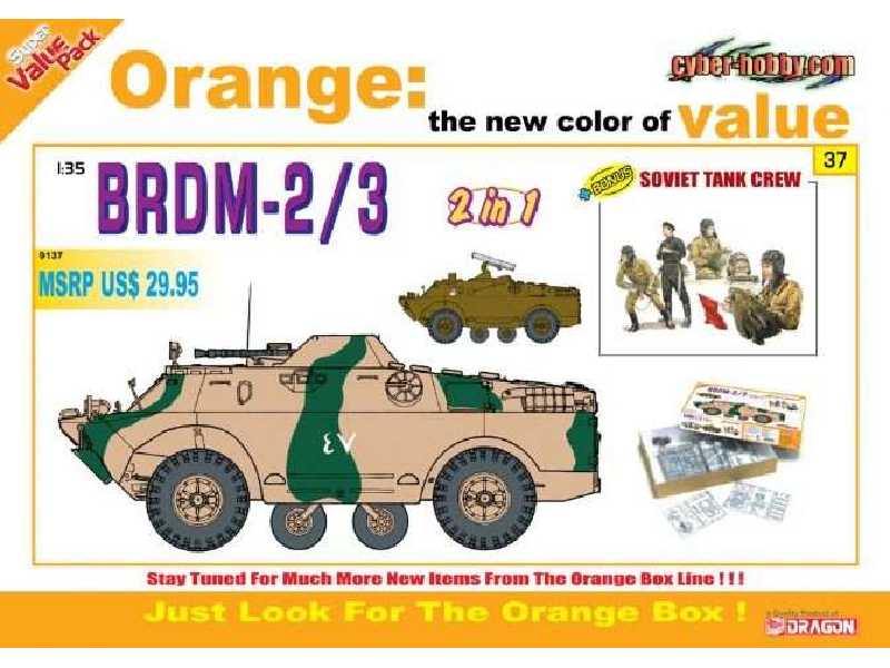 BRDM-2/3 (2 w 1) + Sowieccy czołgiści - zdjęcie 1 BRDM-2/3 (2 w 1) + Sowieccy czołgiści - zdjęcie 1