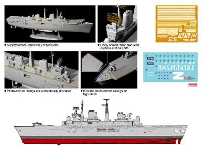 H.M.S. Invincible - lekki lotniskowiec - Wojna o Falklandy - zdjęcie 2