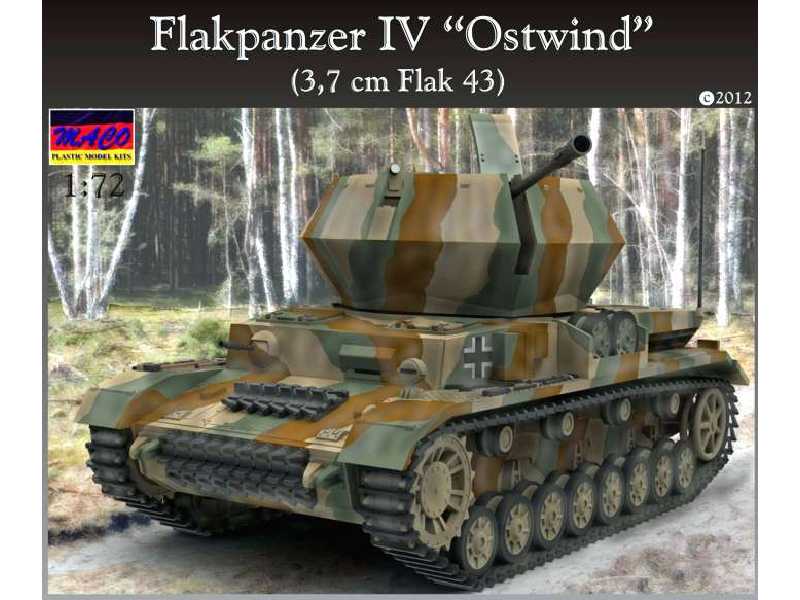 Flakpanzer IV Ostwind 3,7 cm Flak 43 - zdjęcie 1 Flakpanzer IV Ostwind 3,7 cm Flak 43 - zdjęcie 1