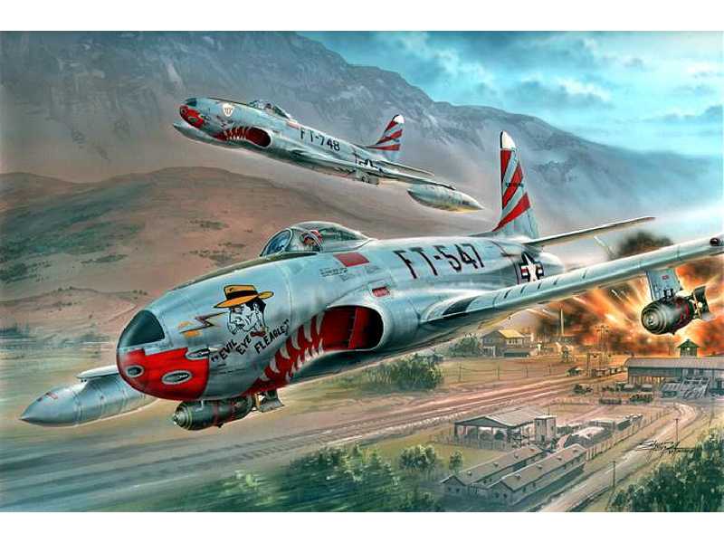 F-80C Shooting Star over Korea - zdjęcie 1 F-80C Shooting Star over Korea - zdjęcie 1