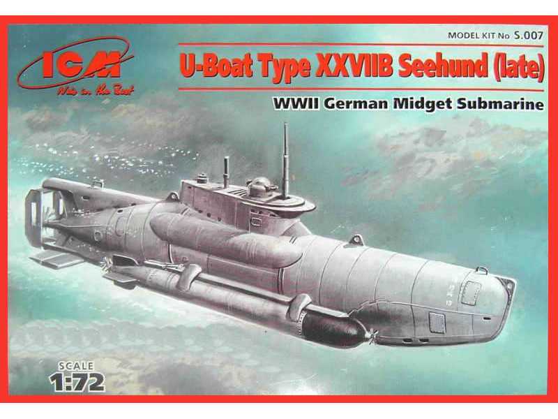 U-boat Seehund Type XXVIIB miniaturowa łódź podwodna późna - zdjęcie 1 U-boat Seehund Type XXVIIB miniaturowa łódź podwodna późna - zdjęcie 1