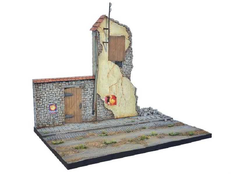 Diorama Francuska wiejska ulica - zdjęcie 1 Diorama Francuska wiejska ulica - zdjęcie 1