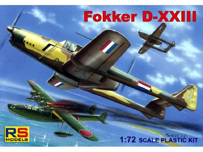 Fokker D-XXIII Holenderskie Indie Wschodnie - zdjęcie 1 Fokker D-XXIII Holenderskie Indie Wschodnie - zdjęcie 1