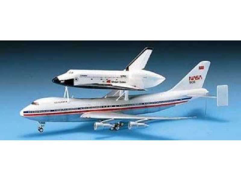 Prom kosmiczny z nosicielem Boeing 747 - zdjęcie 1 Prom kosmiczny z nosicielem Boeing 747 - zdjęcie 1