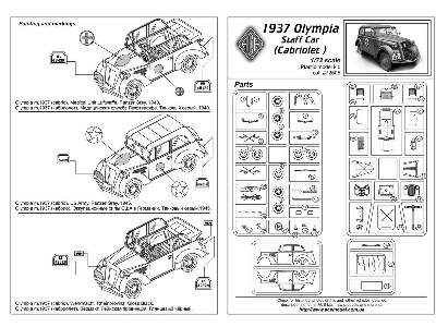 1937 Olympia Staff Car - Cabriolet - zdjęcie 2