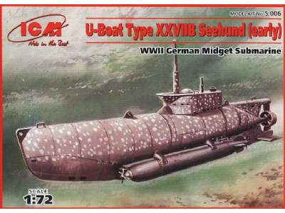 U-boot type XXVIIB Zeehund miniaturowa łódź podwodna - zdjęcie 1