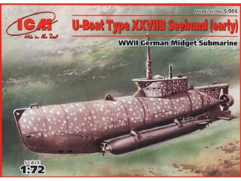 U-boot type XXVIIB Zeehund miniaturowa łódź podwodna - zdjęcie 1