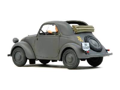 Simca 5 - niemiecki samochód sztabowy - zdjęcie 2