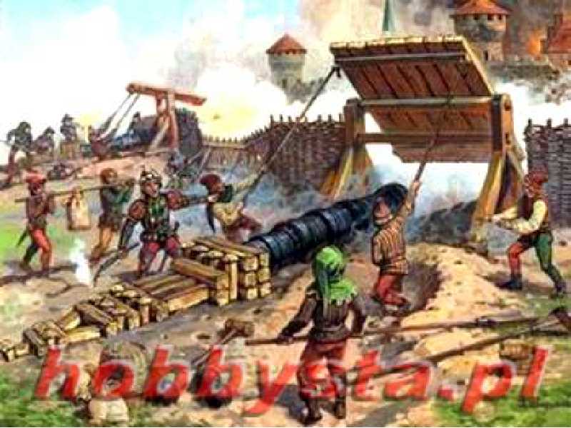 Średniowieczna ciężka bombarda - XIV-XV wiek - zdjęcie 1 Średniowieczna ciężka bombarda - XIV-XV wiek - zdjęcie 1
