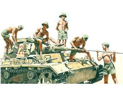 Niemieccy czołgiści Afrika Korps - zdjęcie 1