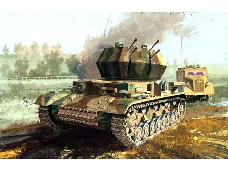 Flakpanzer IV Ausf. G Wirbelwind Early Production w/Zimmerit - zdjęcie 1 Flakpanzer IV Ausf. G Wirbelwind Early Production w/Zimmerit - zdjęcie 1