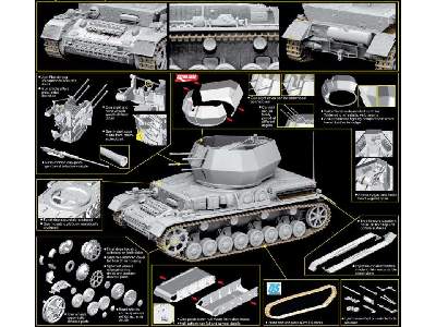 Flakpanzer IV Ausf. G Wirbelwind Early Production w/Zimmerit - zdjęcie 2