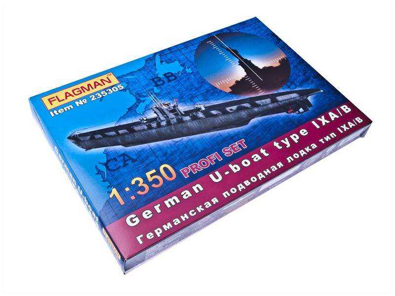 German U-boat type IX A/B, profi set - zdjęcie 1 German U-boat type IX A/B, profi set - zdjęcie 1