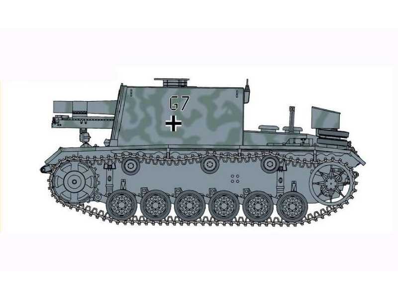 15cm Sturm-Infanteriegeschutz 33 Ausf. Pz III z figurkami - zdjęcie 1