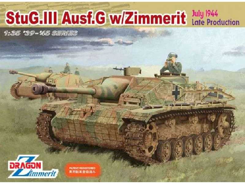StuG.III Ausf.G w/Zimmerit, July 1944, Late Production - zdjęcie 1 StuG.III Ausf.G w/Zimmerit, July 1944, Late Production - zdjęcie 1