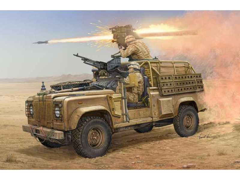 Land Rover WMIK z wyrzutnią rakiet p-panc. Milan - zdjęcie 1 Land Rover WMIK z wyrzutnią rakiet p-panc. Milan - zdjęcie 1
