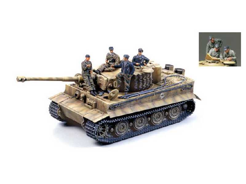 Czołg Tiger I późny z figurkami - Otto Carius - zdjęcie 1 Czołg Tiger I późny z figurkami - Otto Carius - zdjęcie 1