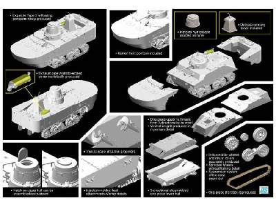 IJN Type 2 Ka-Mi w/Floating Pontoon Amphibious Tank - zdjęcie 2