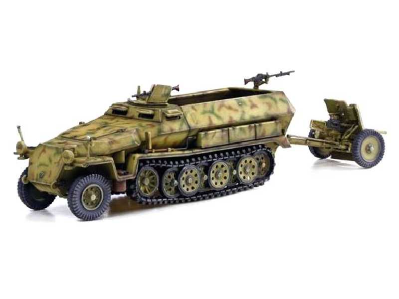 Sd.Kfz.251 Ausf.C + 3.7cm PaK 35/36 Pz. Gren. Rgt 12. 4. - zdjęcie 1 Sd.Kfz.251 Ausf.C + 3.7cm PaK 35/36 Pz. Gren. Rgt 12. 4. - zdjęcie 1