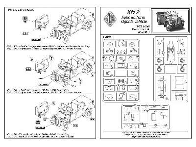 Le.gl. Einheitz PKW Kfz.2 - niemiecki samochód łączności - zdjęcie 2