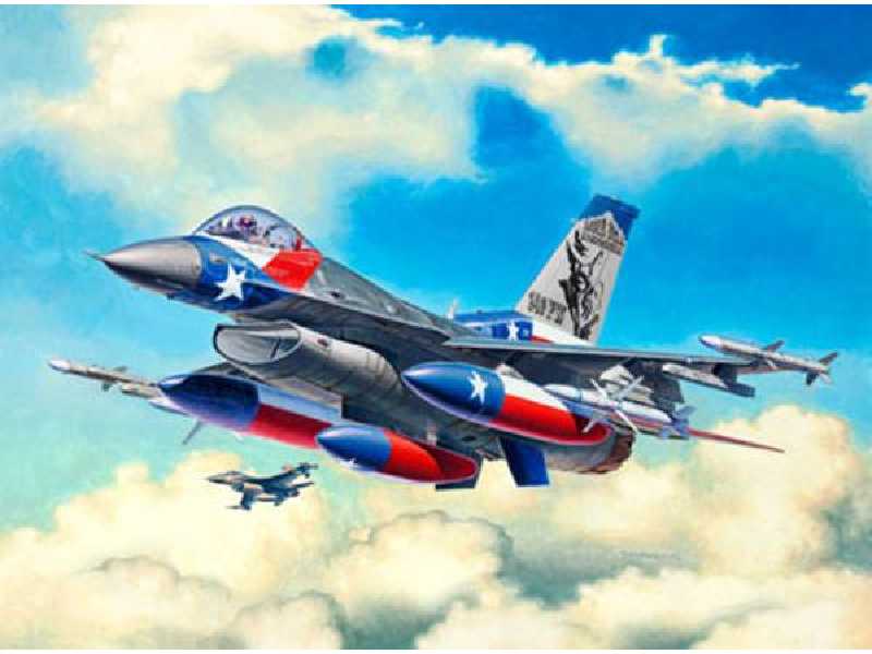 Lockheed Martin F-16C Fighting Falcon - zestaw podarunkowy - zdjęcie 1 Lockheed Martin F-16C Fighting Falcon - zestaw podarunkowy - zdjęcie 1