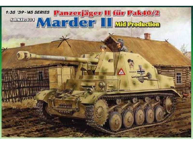 Panzerjager II fur Pak 40/2, Sd.Kfz.131 Marder II Mid Production - zdjęcie 1 Panzerjager II fur Pak 40/2, Sd.Kfz.131 Marder II Mid Production - zdjęcie 1