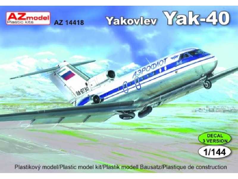 Jak-40 Aerofłot, Lybia, ČSA - zdjęcie 1 Jak-40 Aerofłot, Lybia, ČSA - zdjęcie 1