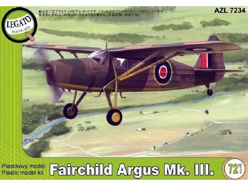 Fairchild Argus Mk.III - zdjęcie 1 Fairchild Argus Mk.III - zdjęcie 1