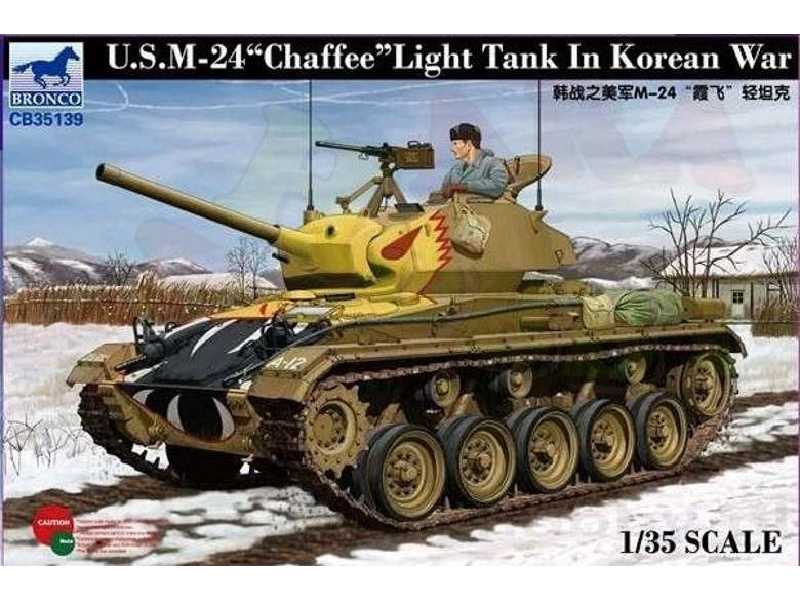 M-24 Chaffee czołg lekki - Korea - zdjęcie 1 M-24 Chaffee czołg lekki - Korea - zdjęcie 1