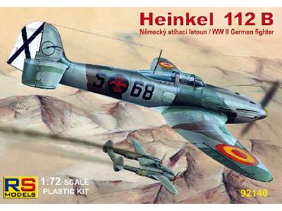 Myśliwiec Heinkel 112 B - Hiszpania - zdjęcie 1