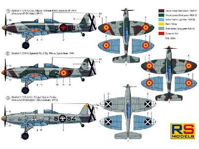 Myśliwiec Heinkel 112 B - Hiszpania - zdjęcie 2