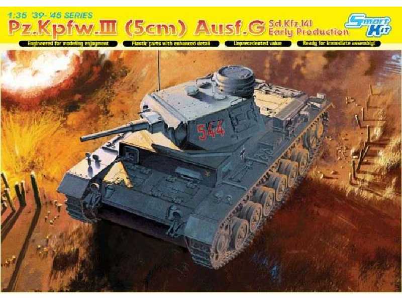 Pz.Kpfw.III (5cm) Ausf.G, Sd.Kfz.141 - wczesny - zdjęcie 1 Pz.Kpfw.III (5cm) Ausf.G, Sd.Kfz.141 - wczesny - zdjęcie 1