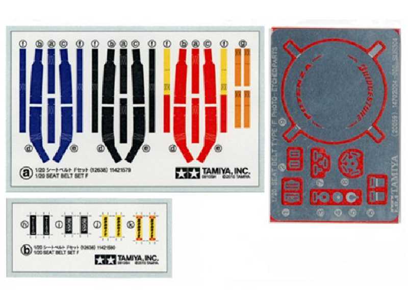 Seat Belt Set F - Photo-Etched Parts Set - zdjęcie 1 Seat Belt Set F - Photo-Etched Parts Set - zdjęcie 1