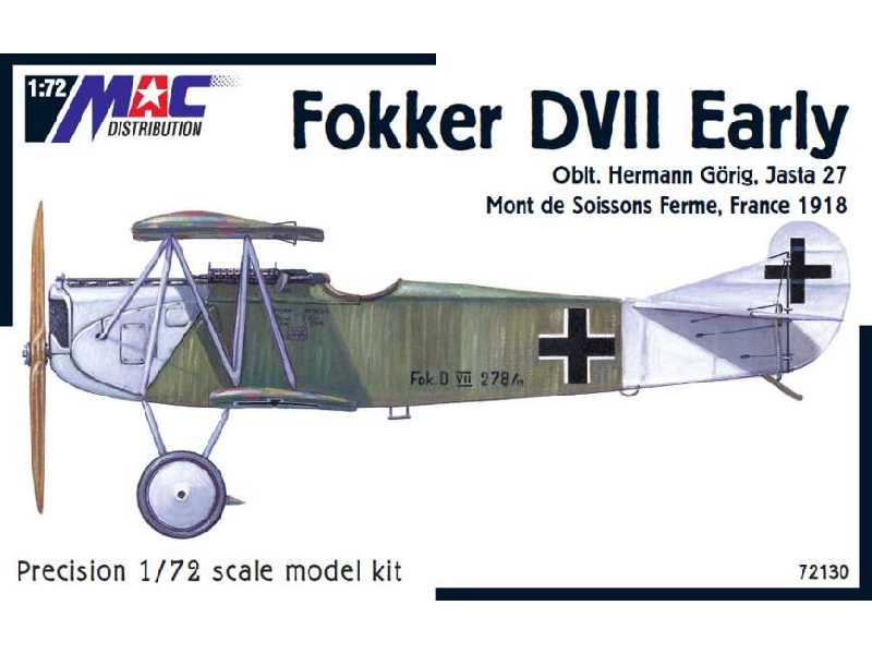 Fokker DVII wczesny - zdjęcie 1 Fokker DVII wczesny - zdjęcie 1