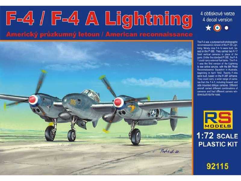 F-4 /F-4A Lightning - zdjęcie 1 F-4 /F-4A Lightning - zdjęcie 1
