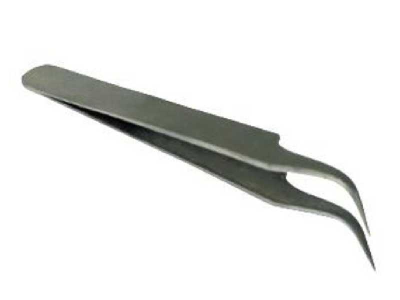 Pęseta uniwersalna zagięta - 12 cm - zdjęcie 1 Pęseta uniwersalna zagięta - 12 cm - zdjęcie 1
