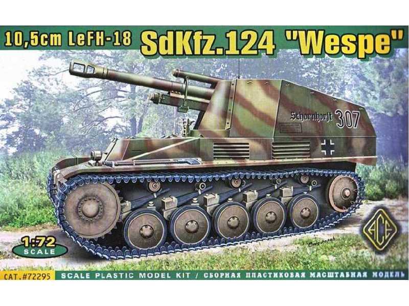 10,5cm LeFH-18/2 auf Fgst PzKpfw.II (Sf) SdKfz.124 Wespe - zdjęcie 1 10,5cm LeFH-18/2 auf Fgst PzKpfw.II (Sf) SdKfz.124 Wespe - zdjęcie 1