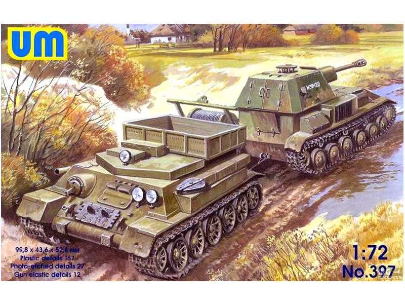 Czołg naprawczy na bazie T-34 z działem SU-76 - zdjęcie 1 Czołg naprawczy na bazie T-34 z działem SU-76 - zdjęcie 1