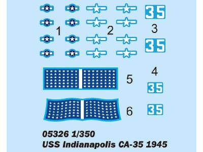 USS Indianapolis CA-35 1945 - zdjęcie 2