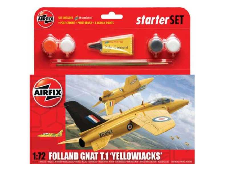 Folland Gnat Yellowjacks - zestaw startowy - zdjęcie 1