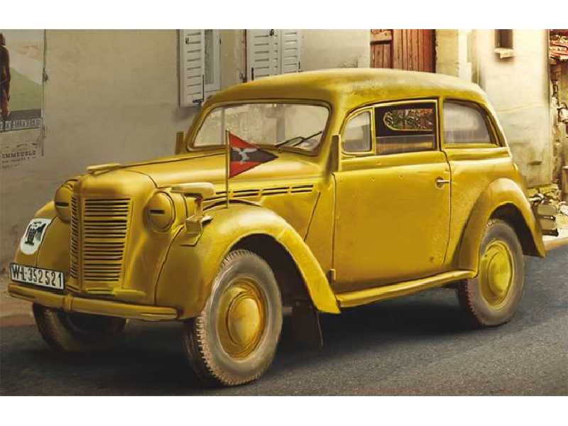 Kadett K38 Saloon - niemiecki samochód sztabowy - zdjęcie 1 Kadett K38 Saloon - niemiecki samochód sztabowy - zdjęcie 1