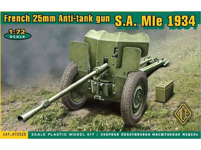 25mm S.A. Mle 1934 - franuskie działo przeciwpancerne - zdjęcie 1 25mm S.A. Mle 1934 - franuskie działo przeciwpancerne - zdjęcie 1
