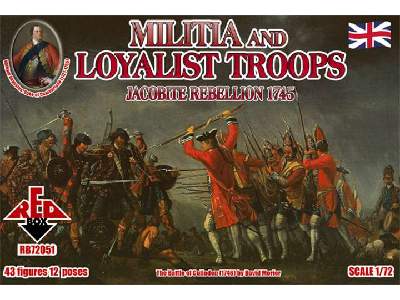 II powstanie jakobickie - milicja i oddziały lojalistów - 1745 - zdjęcie 1