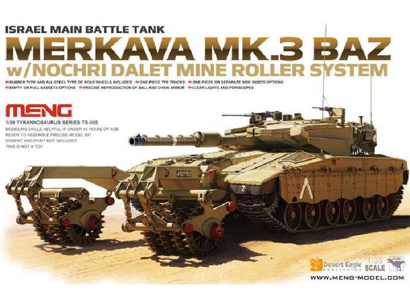 Merkava Mk.3 BAZ w/Nochri Dalet Mine Roller System - zdjęcie 1