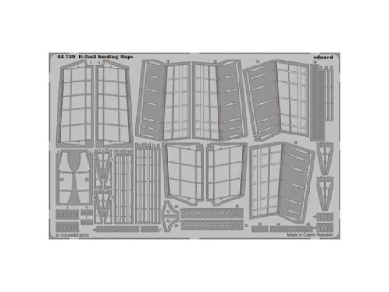 Il-2m3 landing flaps 1/48 - Tamiya - zdjęcie 1 Il-2m3 landing flaps 1/48 - Tamiya - zdjęcie 1