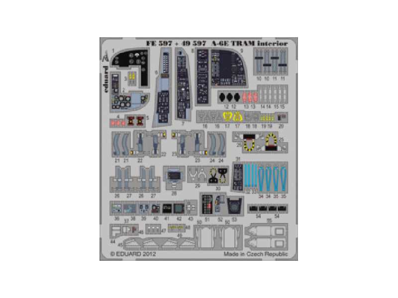 A-6E TRAM interior S. A. 1/48 - Kinetic - zdjęcie 1 A-6E TRAM interior S. A. 1/48 - Kinetic - zdjęcie 1
