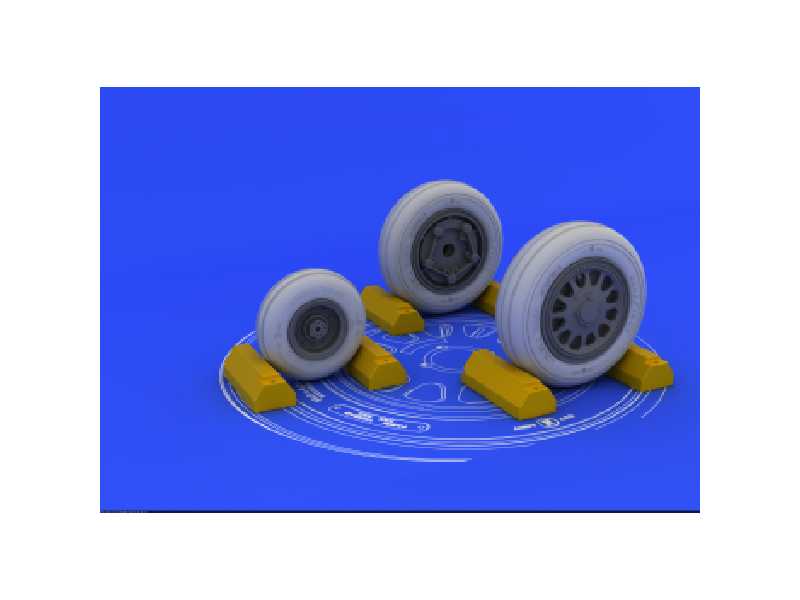 F-117A wheels 1/32 - Trumpeter - zdjęcie 1 F-117A wheels 1/32 - Trumpeter - zdjęcie 1